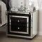 Baxton Studio Cecilia Hollywood Regency Glamour Style Mirrored 2-Drawer ...