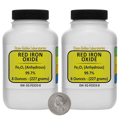 Eisen-Golden Laboratories Red Iron Oxide [Fe2O3] 99.7% ACS Grade Powder ...