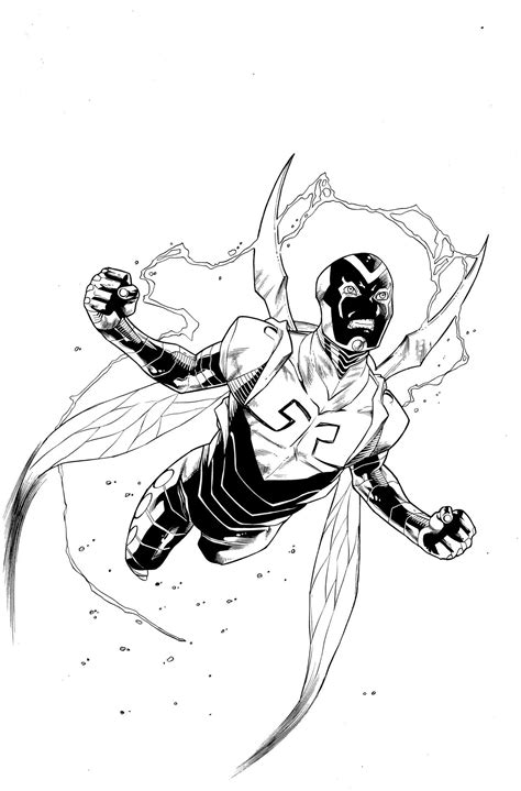 Blue Beetle Coloring Page