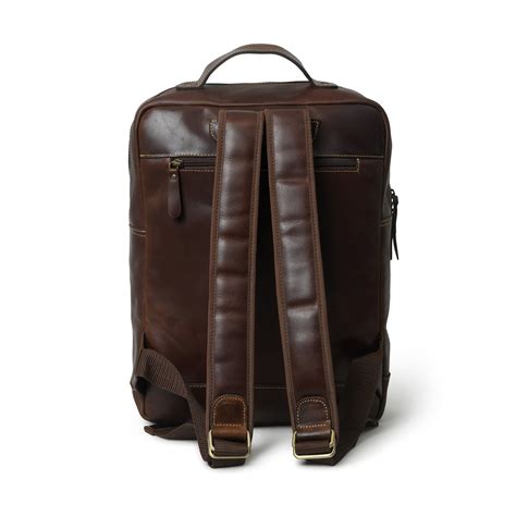 MaheTri Buffalo Leather Backpack | Leather Shoulder Bag | Laptop Bag ...
