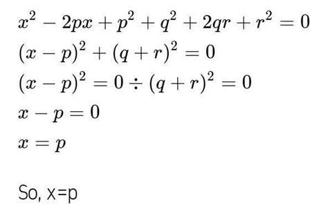 if all p belongs to r of the equation x^2+2px+q^2-p^2-6=0 is less than ...