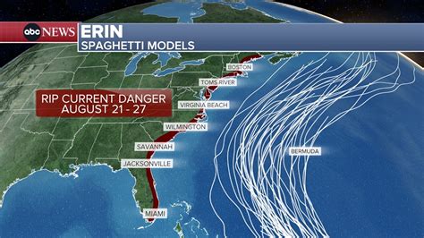 Tropical Storm Erin tracker: Latest path, when it'll strengthen to ...