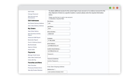 Edit Existing Accounts