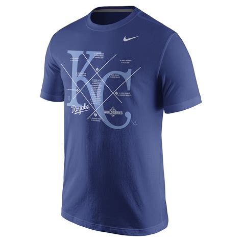 Men's Kansas City Royals Nike Royal 2015 World Series Bound Roster T-Shirt