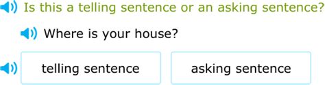 IXL - Is it a telling sentence or an asking sentence? (Upper ...