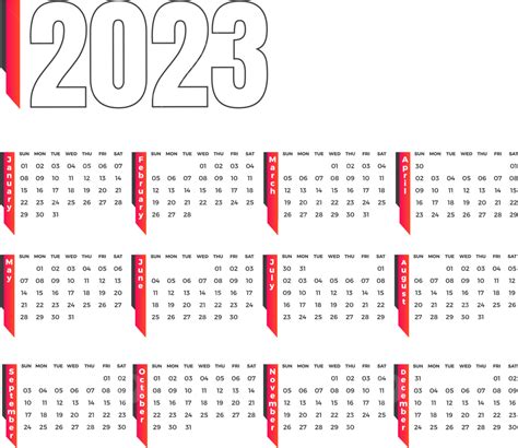 Calendário 2023 Com Preto E Amarelo PNG , Calendário, 2023, Calendário ...