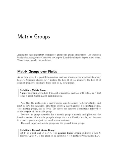 Image result for Matrix Forms a Group Example