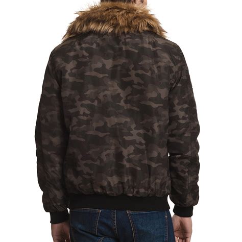 Lined Bomber Jacket // Camouflage (3XL) - Javier Larrainzar - Touch of ...