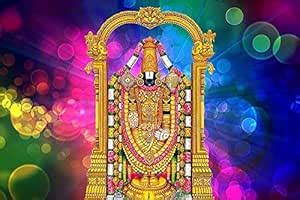 British Terminal® Lord venkateswara Swamy Painting Poster Waterproof ...