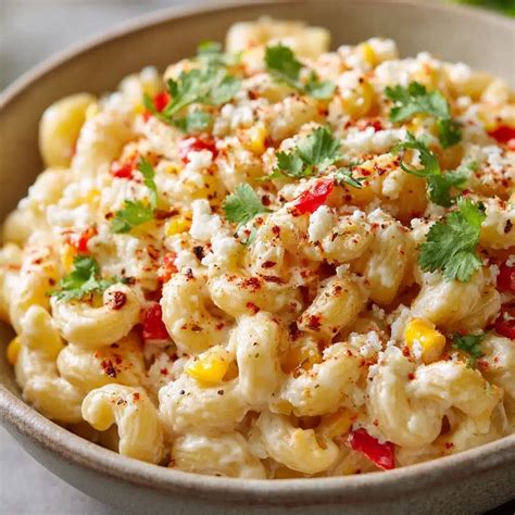 Elote Pasta Salad Recipe - Bursting with Mexican Street Corn Flavor