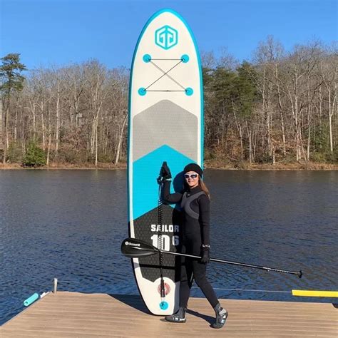 Buy Goosehill Sailor Inflatable Stand Up High-quality Teal Paddle Board ...