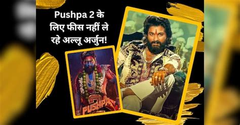 Allu Arjun not charging single rupee fees for pushpa 2 but will take ...
