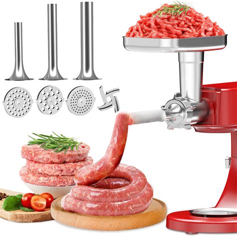 Amazon.com: Stainless Steel Food Grinder Attachment Fit for KitchenAid ...