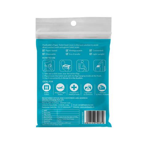 Peebuddy Disposable Toilet Seat- Covers 30 Sheets - Cureka