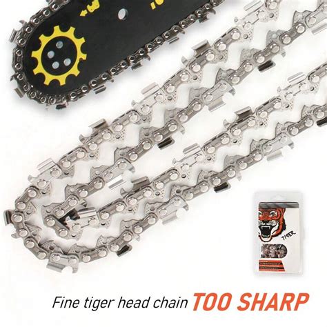 TUNGFULL Chainsaw Chain Chain Saw Blade Chain Saw Guide Chain 20 Inch ...