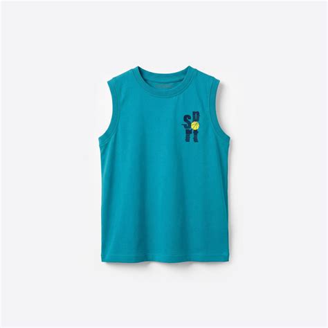 Sporty NYC Cotton Sleeveless T-Shirt image 1