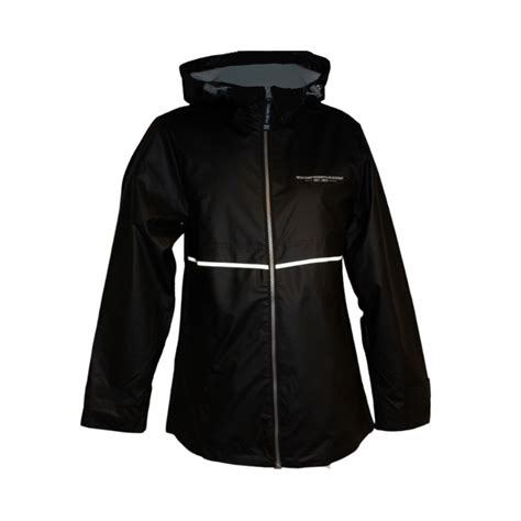 Women Black Rain Jacket Western Reserve Academy