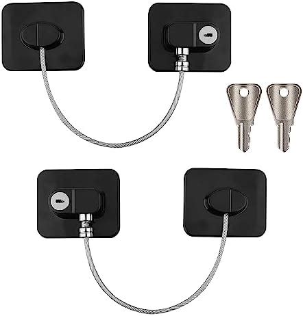 CASSARINA 2 Pcs Refrigerator Door Locks, Fridge Lock with 2 Keys ...