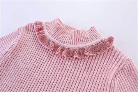 Buy Mud Kingdom Cute Little Girls Comfort Rib Knit Sweater Mock Neck ...