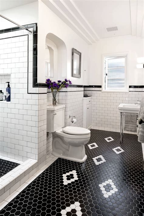 Victorian Black And White Bathroom Floor Tiles – Flooring Ideas