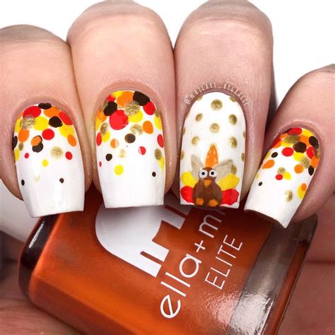38 Elegant Thanksgiving Nail Art Ideas