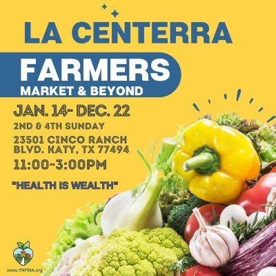 La Centerra Farmers Market Tickets, LaCenterra at Cinco Ranch, Katy ...