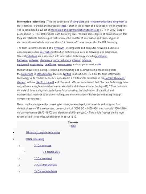 Information Technology PDF 的图像结果