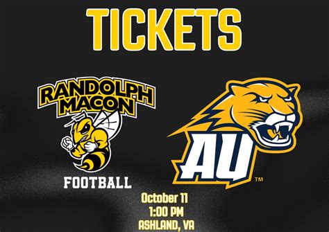 Randolph-Macon Football vs Averett | Cheer Camper Day | rmc Box Office