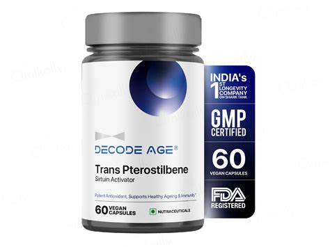 Buy Decode Age Trans Pterostilbene Vegan Capsule Online at Best Price ...
