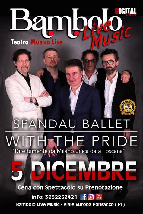 SPANDAU BALLET NIGHT@BAMBOLO , Bambolo Live Music, Pontedera, 5 ...