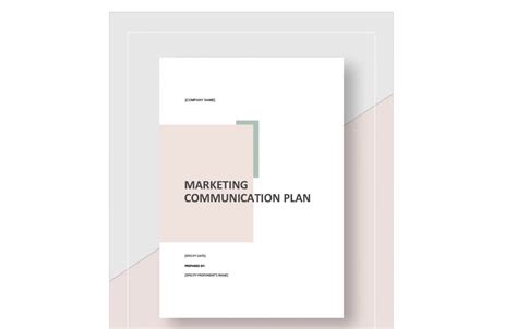 Communication Plan Example 的图像结果