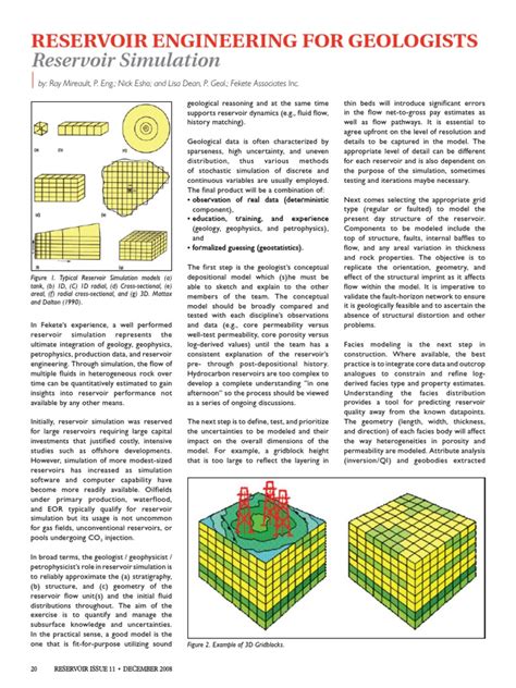 Image result for Reservoir Simulation Basics