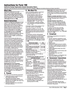 2010 Form CA FTB 199 Instructions - Blank Fillable Template | Fill Out ...