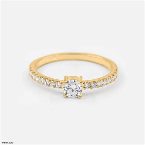 Aura of Elegance Lab Diamond Ring 925 Sterling Silver – Maiora Diamonds