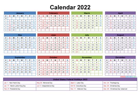 Red Calendar 2022 - PNG All | PNG All
