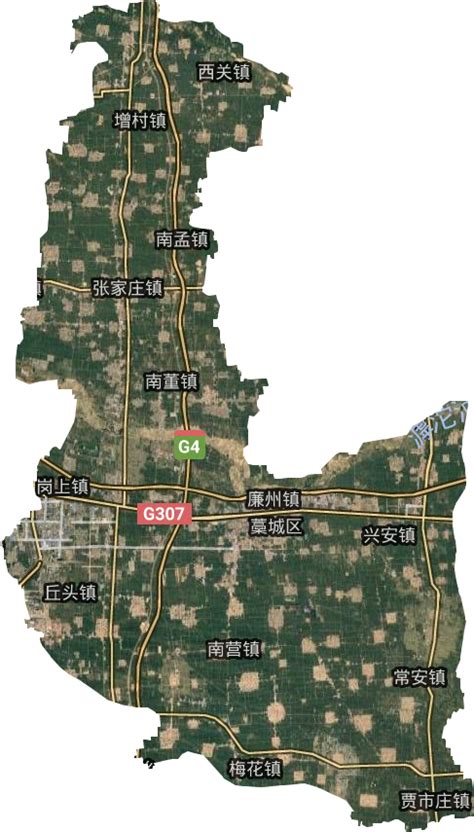 藁城区高清卫星地图