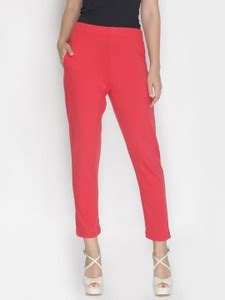 Lyra Slim Fit Women Red Trousers - Buy Lyra Slim Fit Women Red Trousers ...