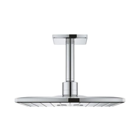Chrome Multi Flow Rain Shower (12-14 inches) – Decure.in