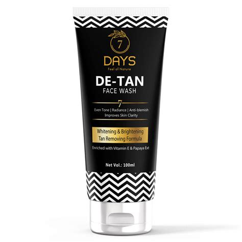 7Days D-Tan Face Wash – 7 Days Organic