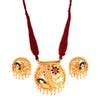 Peacock Art Tassel Set