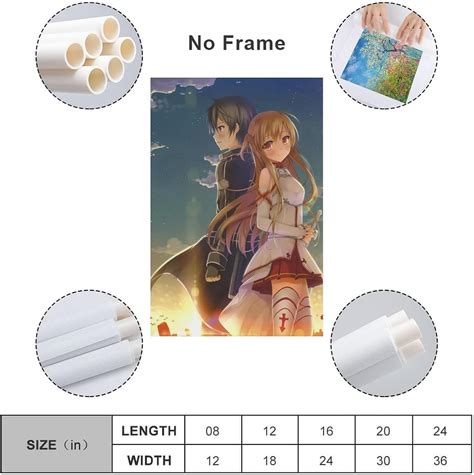Buy Anime Fantasy Poster Sword Art Online Asuna Kirito Sexy Girl Loli ...