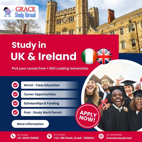 Study in UK & Ireland with Grace Study Abroad: Your Gateway to a World ...