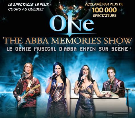 ?SPECTACLE GRATUIT! ? ONE - ABBA MEMORIES SHOW : HOMMAGE À ABBA : Place ...