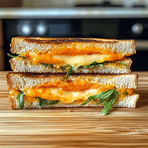 Ultimate Cheddar Pumpkin Healthier Grilled Cheese – Delicious Delight