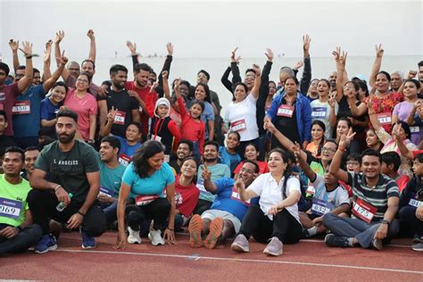 Visuals from "Run for Fun" marathon - Jio Institute