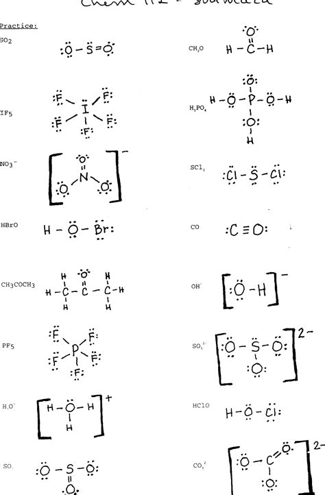 How To Draw Lewis Dot Structures Worksheet - Free Worksheets Printable