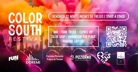 Color South Festival 4ème Édition, 296 Rue Henri Vadon, 83600 Fréjus ...