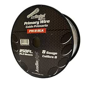 Buy Audiopipe 250 8 Gauge Black Power Wire Online at Low Prices in ...