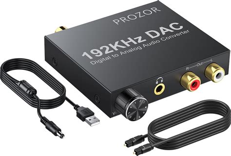 PROZOR 192kHz Digital to Analogue DAC Converter : Amazon.in: Electronics