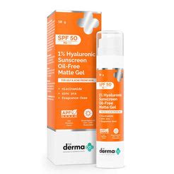 1% Hyaluronic Oil-Free Sunscreen Gel 50 g | In-Vivo Tested – The Derma Co